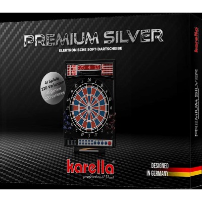Tarcza elektroniczna DART KARELLA PREMIUM SILVER