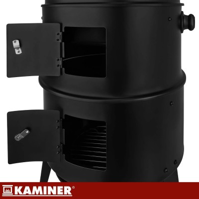 Grill ogrodowy 3 w 1/grill, wędzarnia, palenisko/