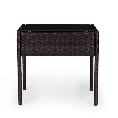 Garder furniture set - 2 chairs and table /brown/MG