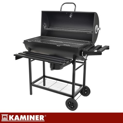Grill ogrodowy węglowy z pokrywą