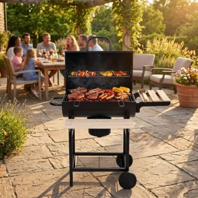 Grill ogrodowy węglowy z popielnikiem MH