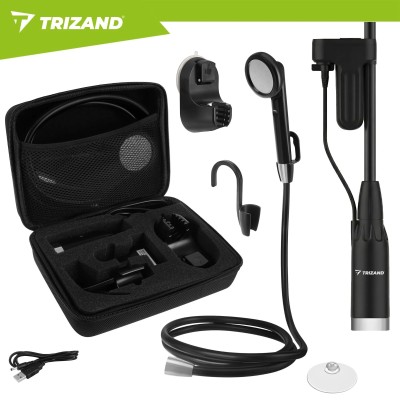 Portable travel shower with pump and USB