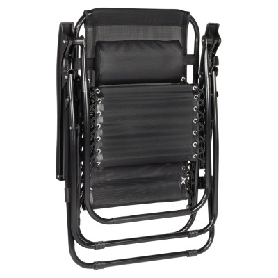 Garden lounger /black/