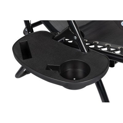 Garden lounger /black/