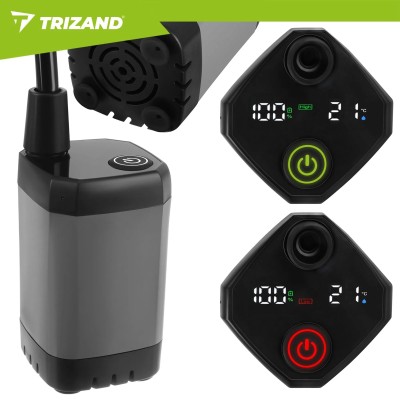 Portable travel shower with pump