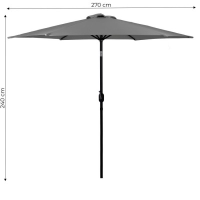 Garden umbrella /grey/