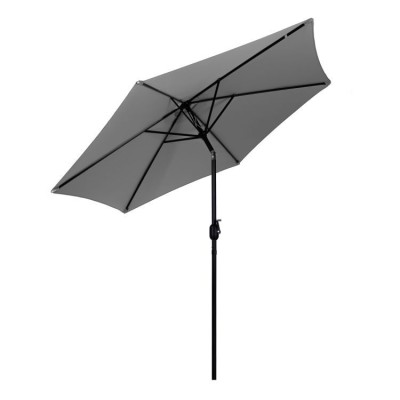 Parasol ogrodowy składany skośny /szary/