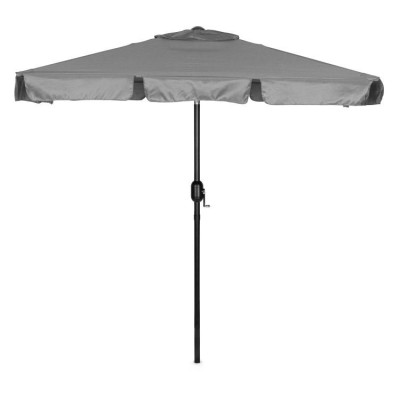 Garden umbrella rectangular/grey/