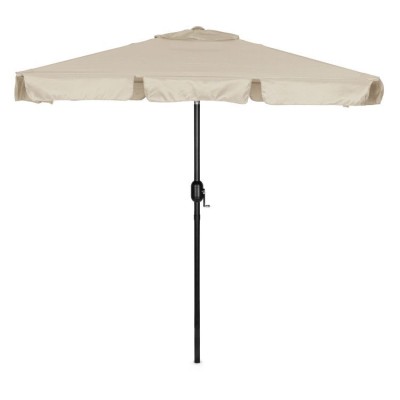 Garden umbrella rectangular/beige/