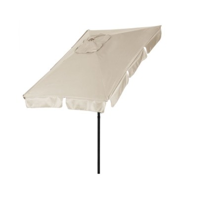 Garden umbrella rectangular/beige/