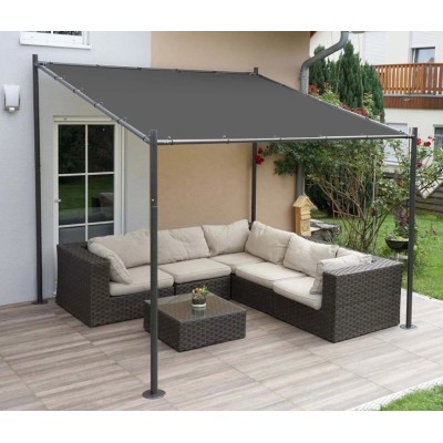 pergola ogrodowa tarasowa 300 cm x 300 cm /szara/