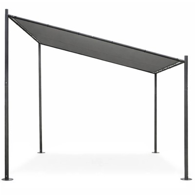 pergola ogrodowa tarasowa 300 cm x 300 cm /szara/