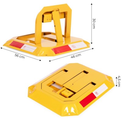 Blokada parkingowa składana zapora 30 cm