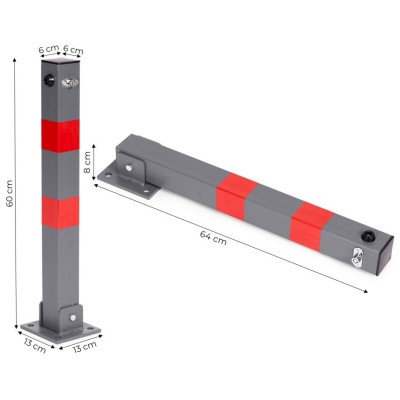 Blokada parkingowa składana słupek  60 cm