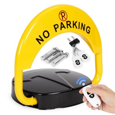 Foldable parking barrier 40 cm remote-controlled