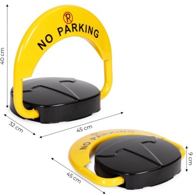 Blokada parkingowa składana zapora 40 cm zdalnie sterowana