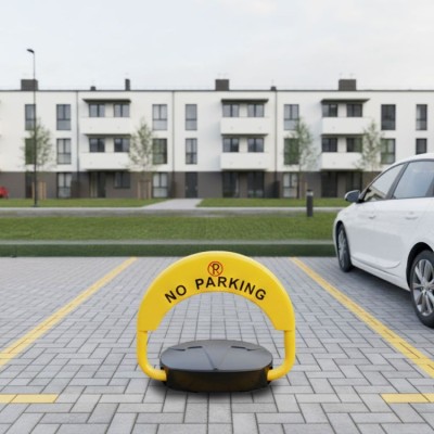 Blokada parkingowa składana zapora 40 cm zdalnie sterowana