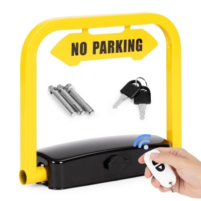 Foldable parking barrier 35 cm remote-controlled