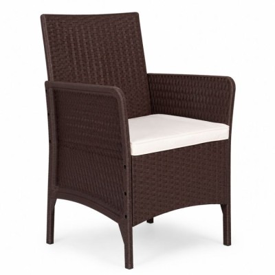 Garden armchair /brown/