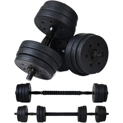 Regulowane hantle bitumiczne 2 x 10 kg zestaw 20 kg z...
