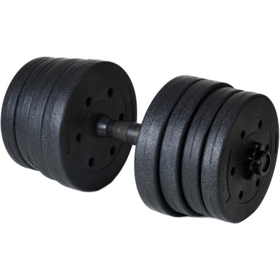 copy of Adjustable bituminous dumbbells set 20 kg with barbell function