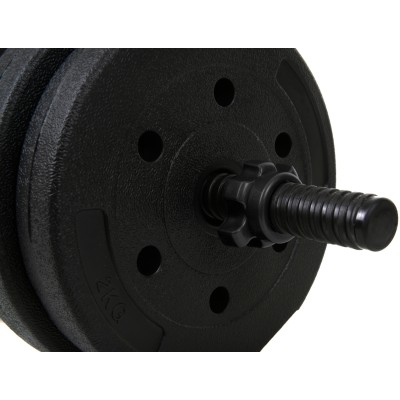 copy of Adjustable bituminous dumbbells set 20 kg with barbell function