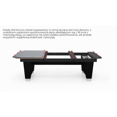 Stół bilardowy MR-sung RASSON HERO BLACK 9ft