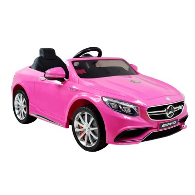 MERCEDES S63 AMG LICENCJA,  MIĘKKIE KOŁA EVA FULL OPCJA, WOLNY START, MIĘKKIE SIEDZENIE/HL169