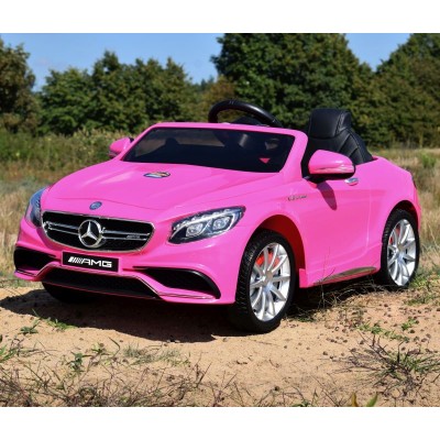 MERCEDES S63 AMG LICENCJA,  MIĘKKIE KOŁA EVA FULL OPCJA, WOLNY START, MIĘKKIE SIEDZENIE/HL169