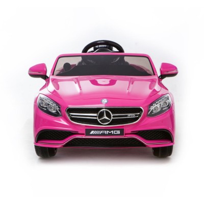 MERCEDES S63 AMG LICENCJA,  MIĘKKIE KOŁA EVA FULL OPCJA, WOLNY START, MIĘKKIE SIEDZENIE/HL169