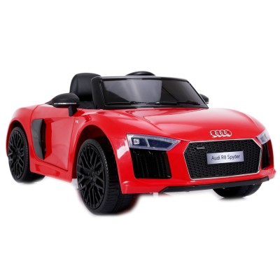 ORYGINALNE AUDI  R8 SPYDER  W NAJLEPSZEJ WERSJI, MIĘKKIE SIEDZENIE, PILOT 2.4 GHZ/ 2198