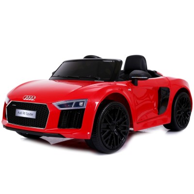 ORYGINALNE AUDI  R8 SPYDER  W NAJLEPSZEJ WERSJI, MIĘKKIE SIEDZENIE, PILOT 2.4 GHZ/ 2198