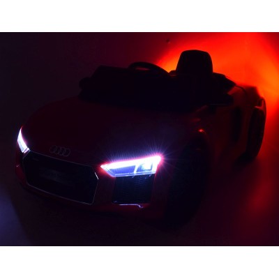 ORYGINALNE AUDI  R8 SPYDER  W NAJLEPSZEJ WERSJI, MIĘKKIE SIEDZENIE, PILOT 2.4 GHZ/ 2198