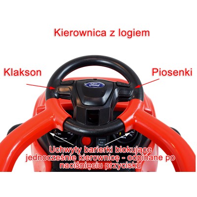 FORD RANGER  JEŻDZIK, PCHACZ, KARMIDEŁKO,POJAZD NA AKUMULATOR, MIĘKKIE SIEDZENIE/DKP01