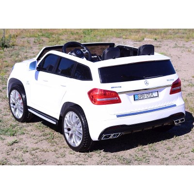 MERCEDES GLS 63,  4 SILNIKI, 2X12 V, MIĘKKIE KOŁA, MIĘKKIE SIEDZENIE, KLIMATYZACJA DLA 2 DZIECI/HL228