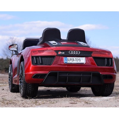 NAJNOWSZY ORYGINALNY AUDI R8 NA LICENCJI MIĘKKIE SIEDZENIE, MIĘKKIE KOŁA SUPER JAKOŚĆ/R8