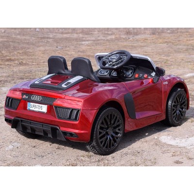 NAJNOWSZY ORYGINALNY AUDI R8 NA LICENCJI MIĘKKIE SIEDZENIE, MIĘKKIE KOŁA SUPER JAKOŚĆ/R8