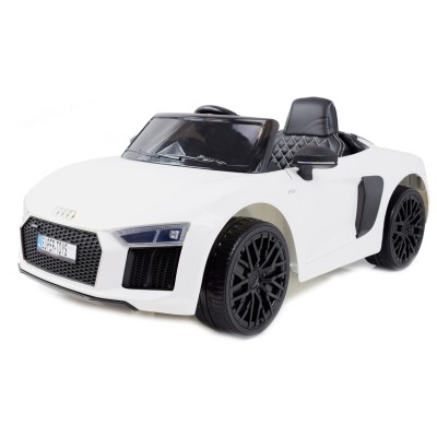 ORYGINALNE AUDI  R8 SPYDER  W NAJLEPSZEJ WERSJI, MIĘKKIE SIEDZENIE, PILOT 2.4 GHZ/ 2198