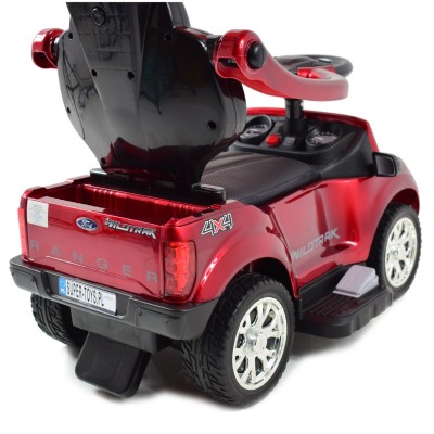 FORD RANGER  JEŻDZIK, PCHACZ, KARMIDEŁKO,POJAZD NA AKUMULATOR, MIĘKKIE SIEDZENIE LAKIEROWANY/DKP01