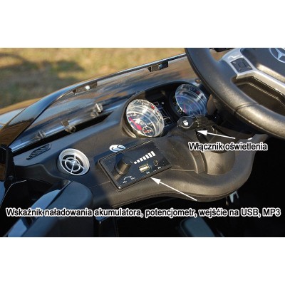 MERCEDES CLA 45 AMG  Z AMORTYZATORAMI, MIĘKKIE KOŁA, SIEDZENIE, HAMULEC, REGULACJA KIEROWNICY, WSPOMAGANIE, LAKIER/1538