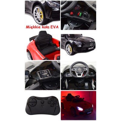 MERCEDES GT R,  MIĘKKIE KOŁA EVA, MIĘKKIE SIEDZENIE  FULL OPCJA/HL288
