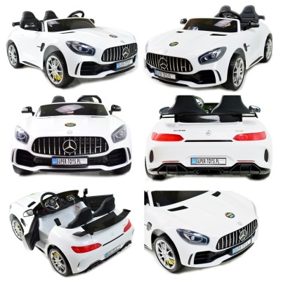 MERCEDES DWUOSOBOWY GT R,  MIĘKKIE KOŁA EVA, MIĘKKIE SIEDZENIE  FULL OPCJA/HL289