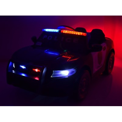 AUTO POLICJA, DŹWIĘKI, MIĘKKIE KOŁA EVA, MIĘKKIE SIEDZENIE/JC666