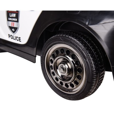AUTO POLICJA, DŹWIĘKI, MIĘKKIE KOŁA EVA, MIĘKKIE SIEDZENIE/JC666