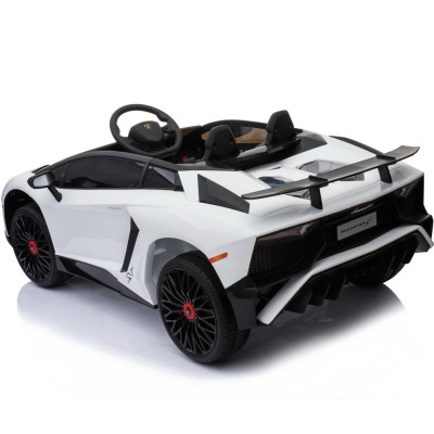 ORYGINALNE LAMBORGHINI AVENTADOR PEŁNA OPCJA, MIĘKKIE KOŁA, MIĘKKIE SIEDZENIE/BDM0913