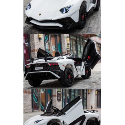 ORYGINALNE LAMBORGHINI AVENTADOR PEŁNA OPCJA, MIĘKKIE KOŁA, MIĘKKIE SIEDZENIE/BDM0913
