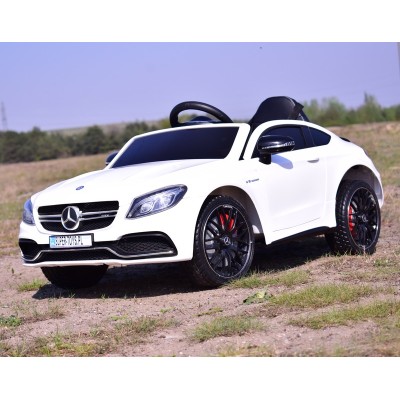 MERCEDES C 63 S COUPE, MIĘKKIE SIEDZENIE , MIEKKIE KOŁA, SYSTEM ESW, 5 PUNKTOWE PASY /QY-1588