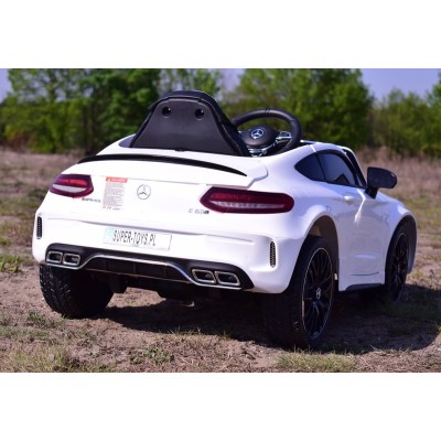MERCEDES C 63 S COUPE, MIĘKKIE SIEDZENIE , MIEKKIE KOŁA, SYSTEM ESW, 5 PUNKTOWE PASY /QY-1588
