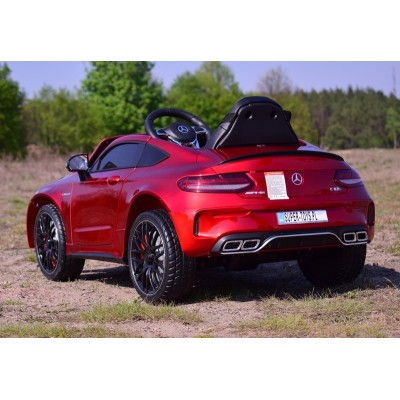 MERCEDES C 63 S COUPE, MIĘKKIE SIEDZENIE , MIEKKIE KOŁA, SYSTEM ESW, 5 PUNKTOWE PASY /QY-1588