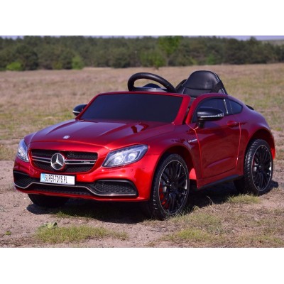 MERCEDES C 63 S COUPE, MIĘKKIE SIEDZENIE , MIEKKIE KOŁA, SYSTEM ESW, 5 PUNKTOWE PASY /QY-1588